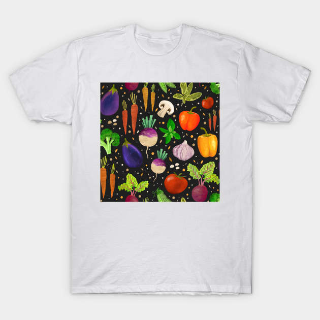 Healthy Pattern T-Shirt by Salty Siren Studios